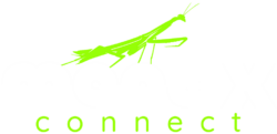 mantix connect logo white and green transparent website logo